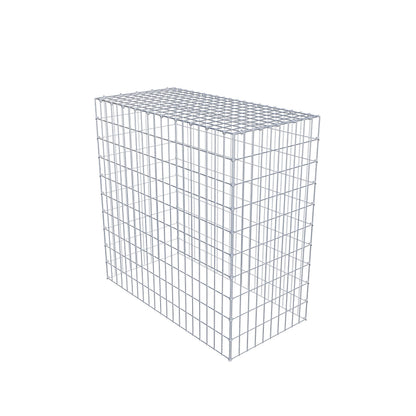 Monteret gabion type 3 100 cm x 100 cm x 50 cm (L x H x D), maskestørrelse 5 cm x 10 cm, C-ring