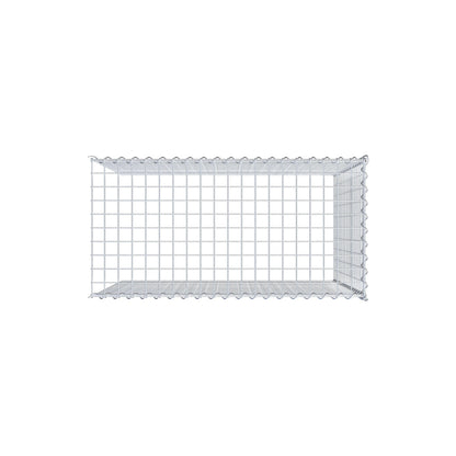 Gabião tipo 4 100 cm x 90 cm x 50 cm (C x A x P), malhagem 5 cm x 5 cm, espiral