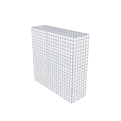 Gabião 100 cm x 100 cm x 30 cm (C x A x P), malhagem 5 x 5 cm, anel espiral