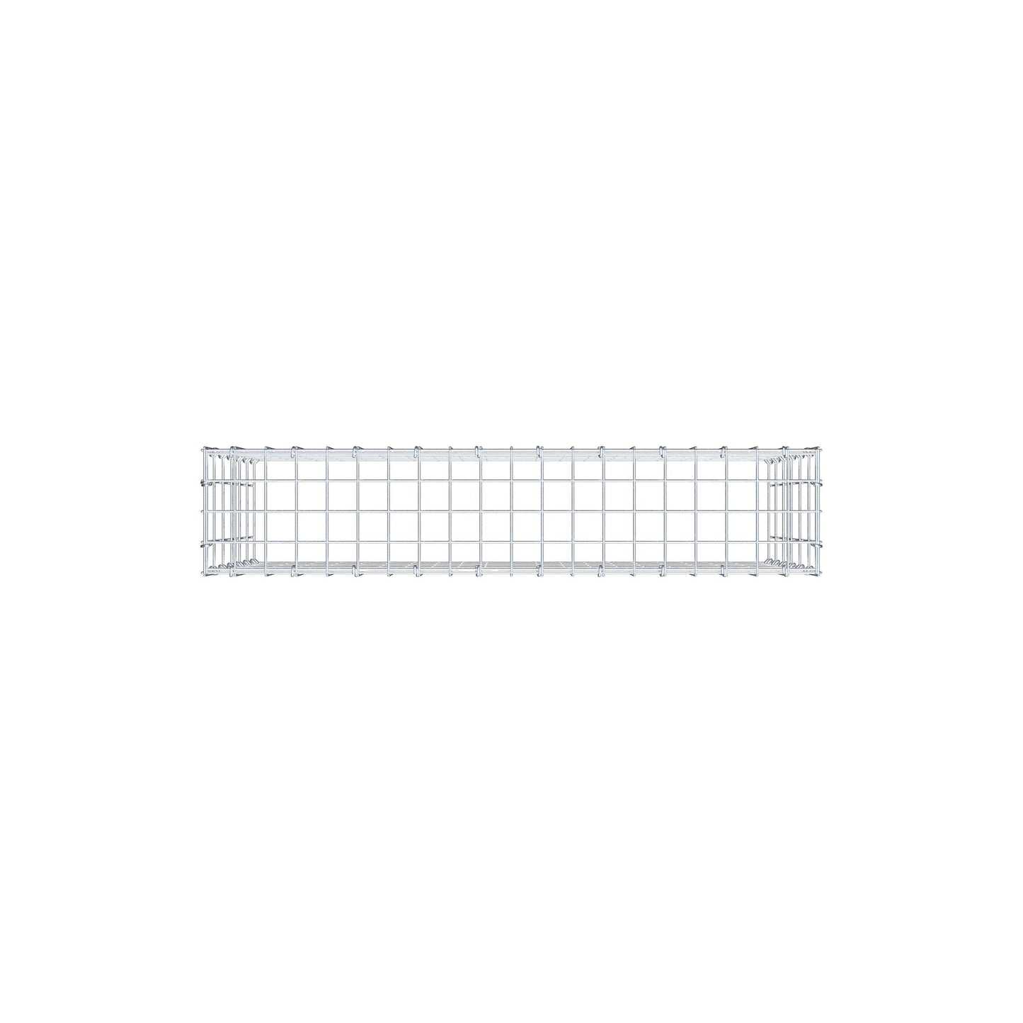 Gabbione aggiuntivo di tipo 3 100 cm x 60 cm x 20 cm (L x H x P), maglia 5 cm x 10 cm, anello a C