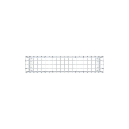 Gabbione aggiuntivo di tipo 3 100 cm x 60 cm x 20 cm (L x H x P), maglia 5 cm x 10 cm, anello a C