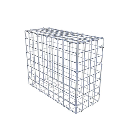 Gabião 50 cm x 40 cm x 20 cm (C x A x P), malhagem 5 cm x 5 cm, anel C