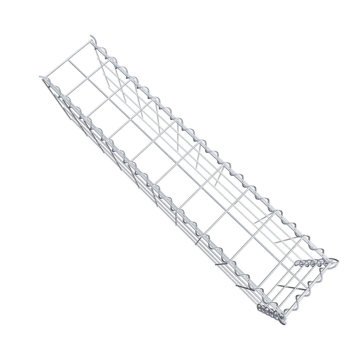 Gabião tipo 4 100 cm x 30 cm x 20 cm (C x A x P), malhagem 10 cm x 10 cm, espiral