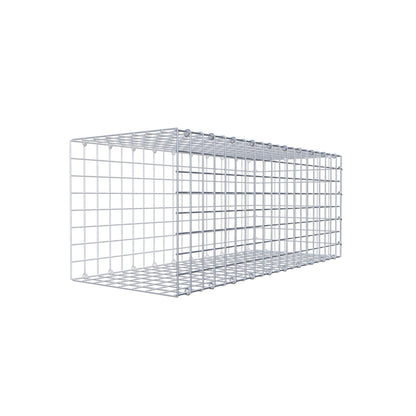 Mounted gabion type 2 100 cm x 40 cm x 40 cm (L x H x D), mesh size 5 cm x 5 cm, C-ring