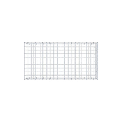 Gabião Tipo 2 100 cm x 20 cm x 50 cm, malhagem 5 cm x 10 cm, anel C