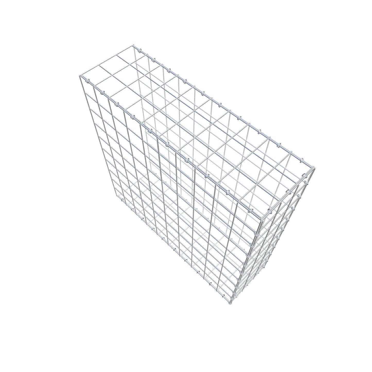 Extra gabion typ 2 100 cm x 100 cm x 30 cm (L x H x D), maskstorlek 10 cm x 10 cm, C-ring