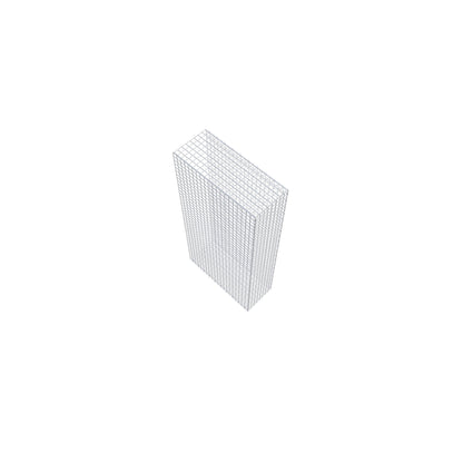 Gavión acoplable tipo 2 200 cm x 100 cm x 40 cm (L x A x P), malla 5 cm x 5 cm, anillo en C