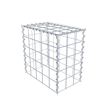 Gabião tipo 3 50 cm x 50 cm x 30 cm (C x A x P), malhagem 10 cm x 10 cm, espiral