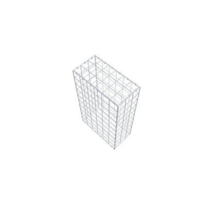 Gabion 100 cm x 60 cm x 30 cm (L x H x D), maskestørrelse 10 cm x 10 cm, C-ring