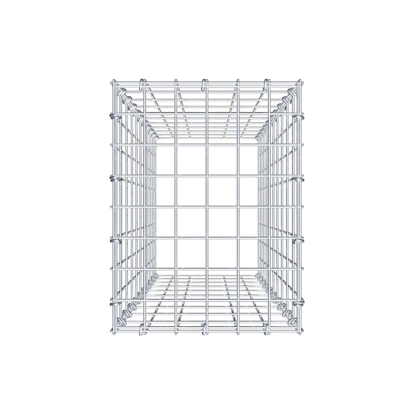 Fourche rapportée type 3 100 cm x 30 cm x 40 cm (L x H x P), mailles 5 cm x 10 cm, anneau C