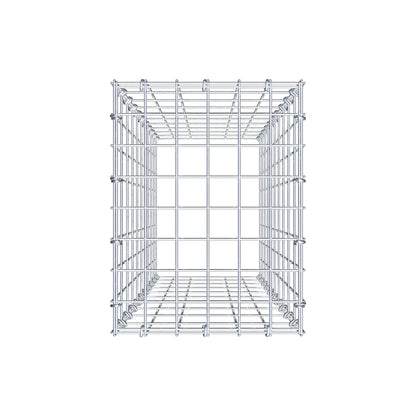 Fourche rapportée type 3 100 cm x 30 cm x 40 cm (L x H x P), mailles 5 cm x 10 cm, anneau C