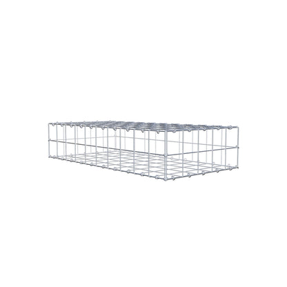 Gabião 100 cm x 20 cm x 50 cm (C x A x P), malhagem 10 cm x 10 cm, anel C