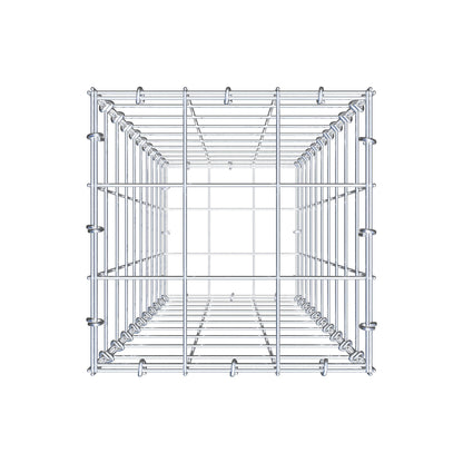 Gabion 100 cm x 30 cm x 30 cm (L x H x D), mesh size 10 cm x 10 cm, C-ring