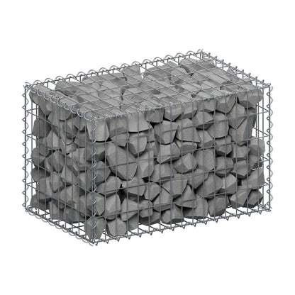 Gabion 80 cm x 50 cm x 50 cm (L x H x D), maskestørrelse 5 cm x 10 cm, spiral