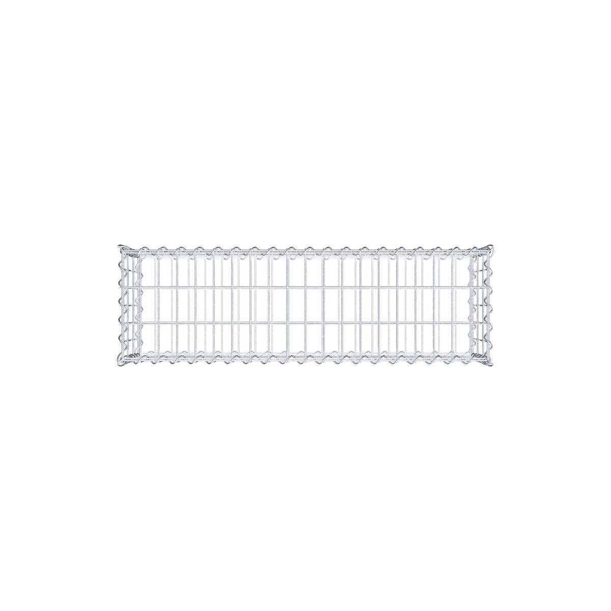 Gabion 100 cm x 30 cm x 30 cm (L x H x D), maskstorlek 5 cm x 10 cm, spiral