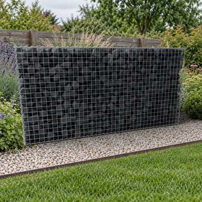 Gabion 200 cm x 100 cm x 50 cm (L x H x P), mailles 5 cm x 5 cm, spirale