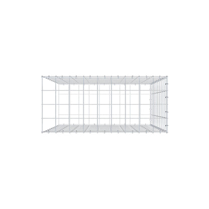 Anbaugabione Typ 2 100 cm x 90 cm x 40 cm (L x H x T), Maschenweite 10 cm x 10 cm, C-Ring