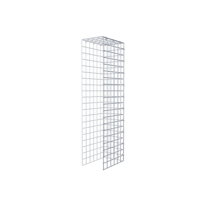 Gabião Tipo 4 100 cm x 30 cm x 20 cm (C x A x P), malhagem 5 cm x 5 cm, anel C