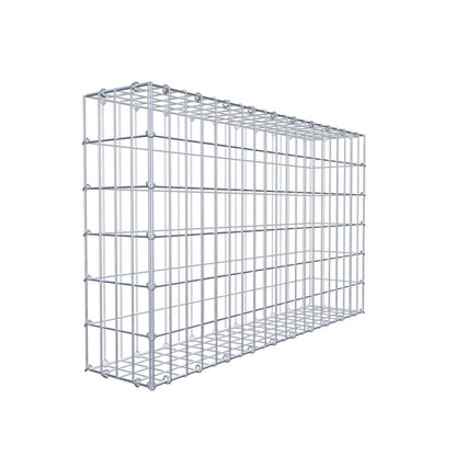 Gabion 100 cm x 60 cm x 20 cm (L x H x P), mailles 5 cm x 10 cm, anneau en C