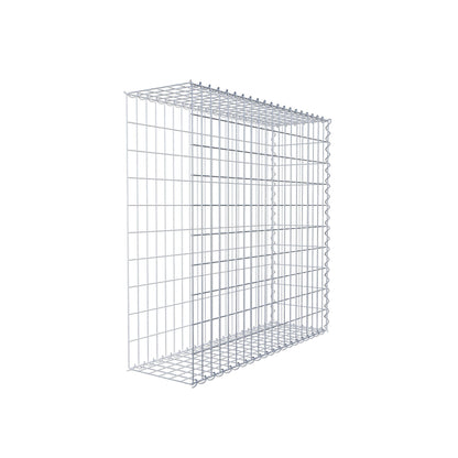 Grown-on gabion type 2 100 cm x 100 cm x 30 cm (L x H x D), mesh size 5 cm x 10 cm, spiral