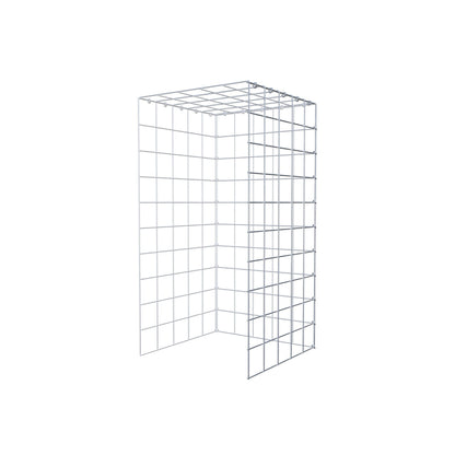 Gabião tipo 4 100 cm x 50 cm x 50 cm (C x A x P), malhagem 10 cm x 10 cm, anel C
