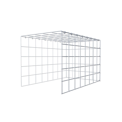 Gabião Tipo 4 80 cm x 50 cm x 50 cm (C x A x P), malhagem 10 cm x 10 cm, anel C