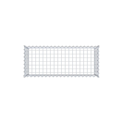 Gabião Tipo 3 100 cm x 40 cm x 40 cm (C x A x P), malhagem 5 cm x 5 cm, espiral
