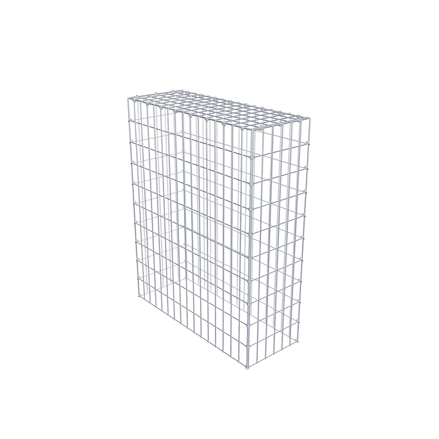 Gavión complementario de tipo 3 100 cm x 80 cm x 30 cm (L x A x P), malla 5 cm x 10 cm, anillo en C