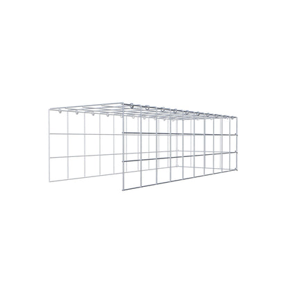 Gabião Tipo 4 100 cm x 30 cm x 40 cm (C x A x P), malhagem 10 cm x 10 cm, anel C