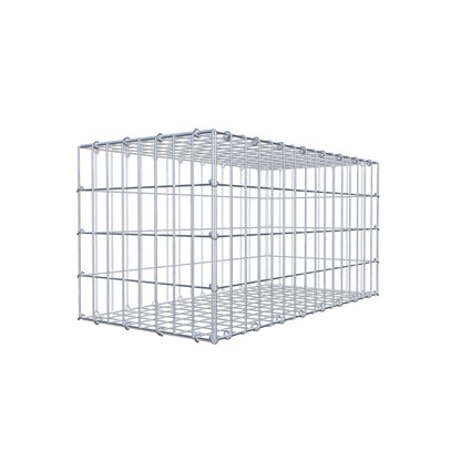 Gabion 80 cm x 40 cm x 40 cm (L x H x P), mailles 5 cm x 10 cm, anneau en C