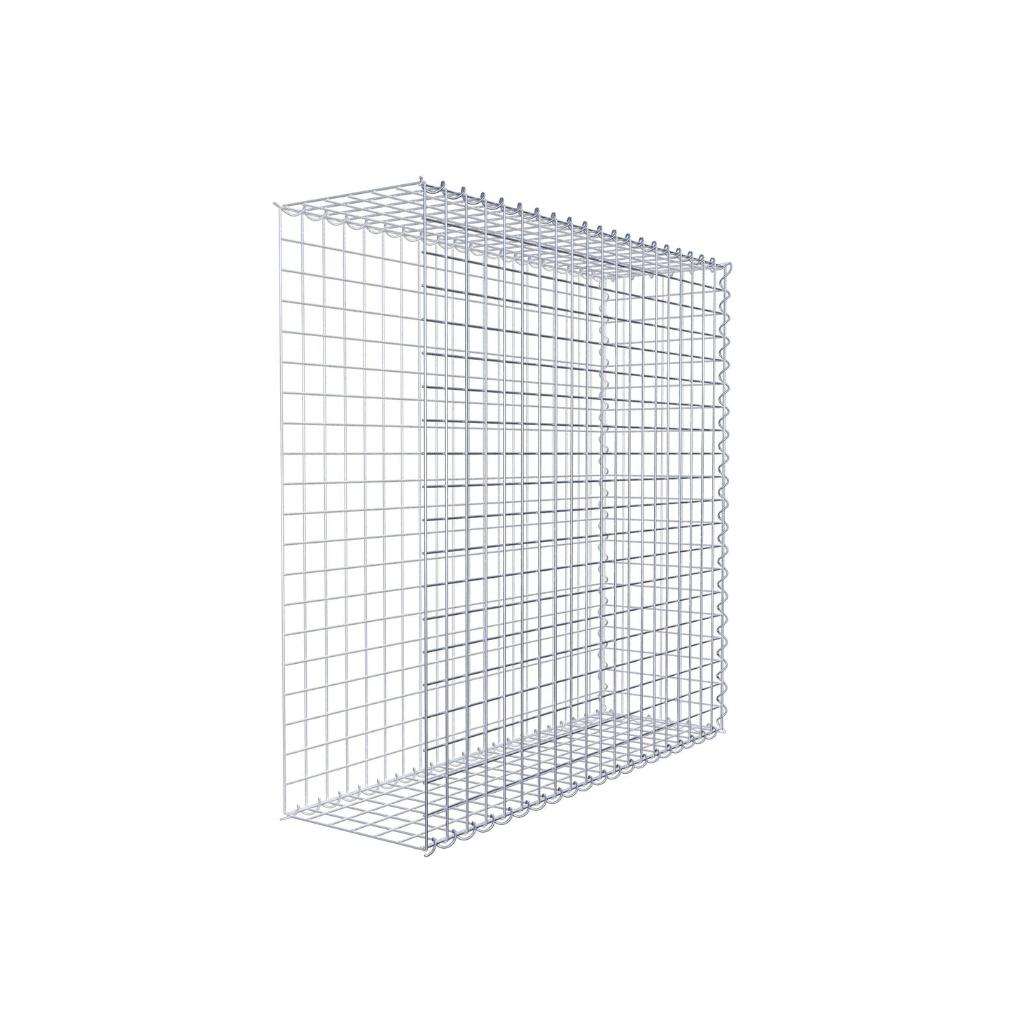 Gavión complementario tipo 2 100 cm x 100 cm x 30 cm (L x A x P), malla 5 cm x 5 cm, espiral