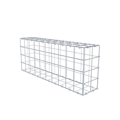 Gabione 100 cm x 40 cm x 20 cm (L x H x T), Maschenweite 10 x 10 cm, Spiralring