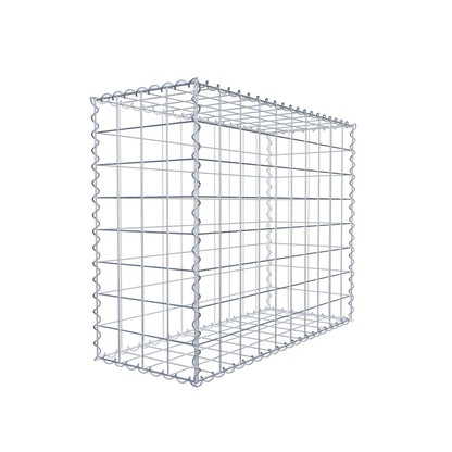 Gabião 100 cm x 80 cm x 40 cm (C x A x P), malhagem 10 cm x 10 cm, espiral