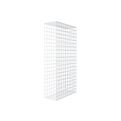Monteret gabion type 2 200 cm x 100 cm x 40 cm (L x H x D), maskestørrelse 10 cm x 10 cm, C-ring