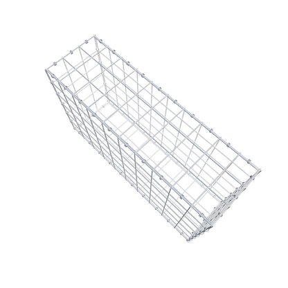 Gabião 100 cm x 60 cm x 30 cm (C x A x P), malhagem 10 x 10 cm, anel espiral