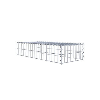 Gabião tipo 4 100 cm x 20 cm x 40 cm (C x A x P), malhagem 5 cm x 10 cm, espiral