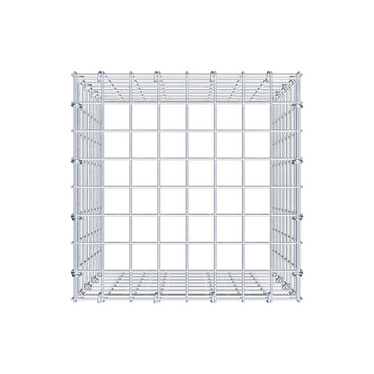 Anbaugabione Typ 3 40 cm x 40 cm x 40 cm (L x H x T), Maschenweite 5 cm x 5 cm, C-Ring