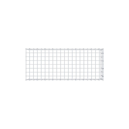 Monteret gabion type 4 100 cm x 20 cm x 40 cm (L x H x D), maskestørrelse 5 cm x 10 cm, C-ring