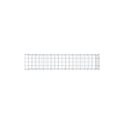 Anbaugabione Typ 2 100 cm x 30 cm x 20 cm, Maschenweite 5 cm x 10 cm, C-Ring