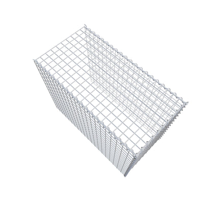 Gabião Tipo 4 100 cm x 80 cm x 50 cm (C x A x P), malhagem 5 cm x 5 cm, espiral