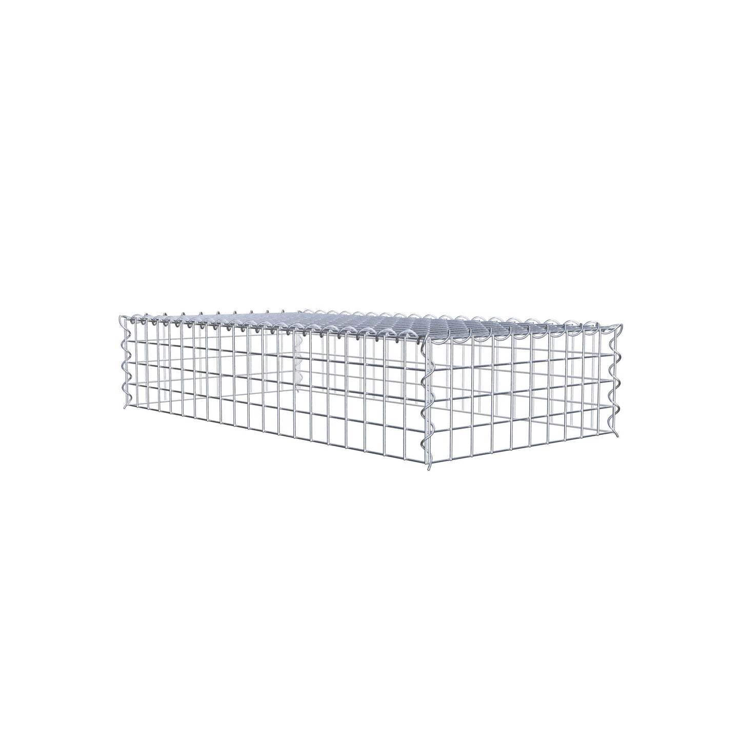 Gavión complementario tipo 3 100 cm x 20 cm x 50 cm (L x A x P), malla 5 cm x 5 cm, espiral