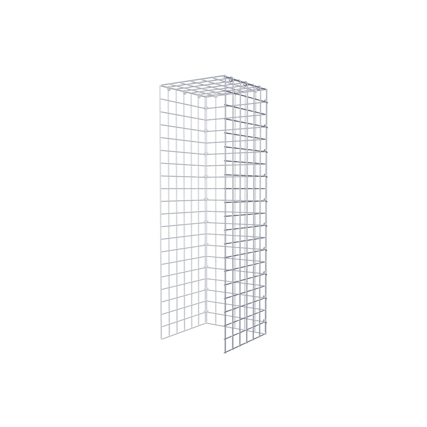 Gabião Tipo 4 100 cm x 30 cm x 30 cm (C x A x P), malhagem 5 cm x 5 cm, anel C