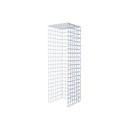 Gabião Tipo 4 100 cm x 30 cm x 30 cm (C x A x P), malhagem 5 cm x 5 cm, anel C