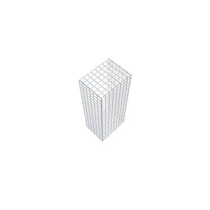 Gabião Tipo 2 100 cm x 30 cm x 40 cm (C x A x P), malhagem 5 cm x 5 cm, anel C