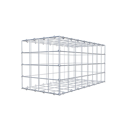 Gabião 80 cm x 40 cm x 40 cm (C x A x P), malhagem 10 cm x 10 cm, anel C