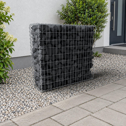 Gabion 100 cm x 90 cm x 30 cm (L x H x P), mailles 5 cm x 10 cm, spirale