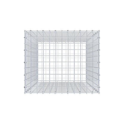 Gabion 100 cm x 60 cm x 50 cm (L x H x D), mesh size 5 cm x 5 cm, C-ring