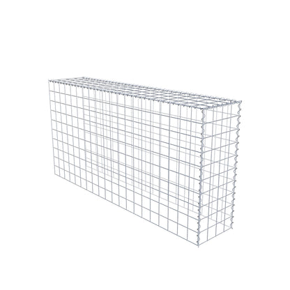 Gabião tipo 4 200 cm x 100 cm x 40 cm (C x A x P), malhagem 10 cm x 10 cm, espiral