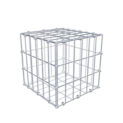 Gabião 30 cm x 30 cm x 30 cm (C x A x P), malhagem 5 x 10 cm, anel espiral