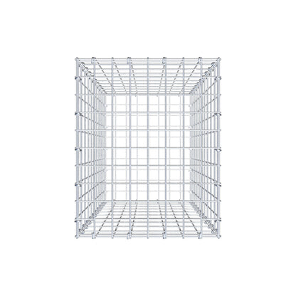 Gabione 100 cm x 40 cm x 50 cm (L x H x T), Maschenweite 5 cm x 10 cm, C-Ring